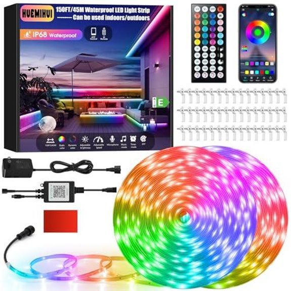 10 Best Outdoor LED Strip Lights for 2026 8 150ft outdoor rgb led strip