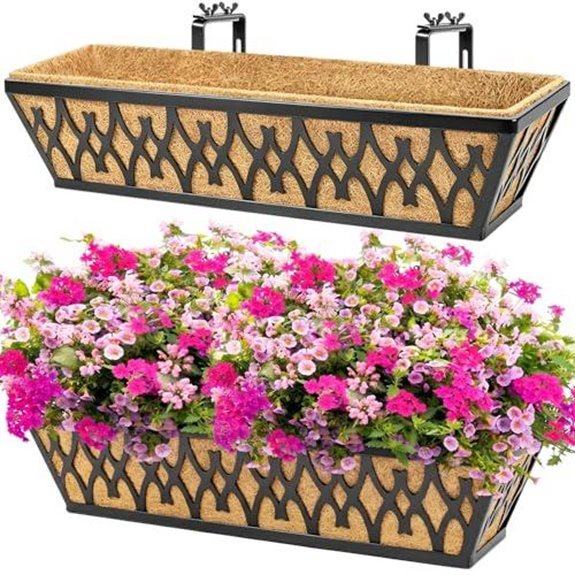 15 Best Window Planters for 2026 5 24 inch window box planters 2 pack