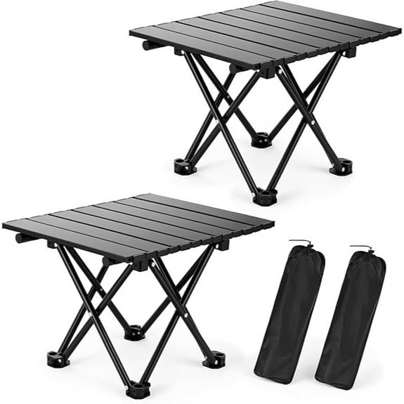 5 Best Outdoor Tables for 2026 4 2 pack portable folding camping table