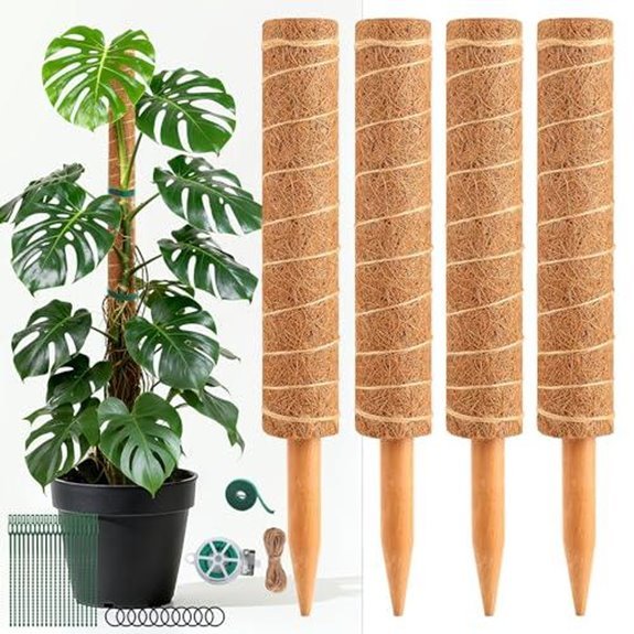 10 Best Poles for Monstera Deliciosa in 2026 9 48 inch monstera plant support moss poles