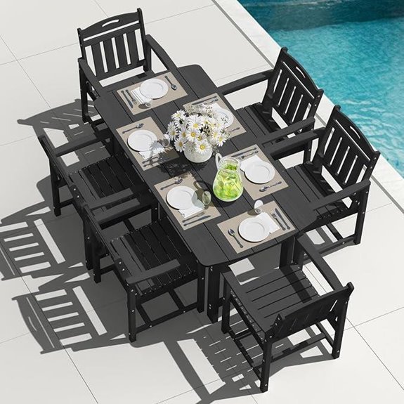 11 Best Patio Table and Chairs for 2026 7 7 piece hdpe patio set