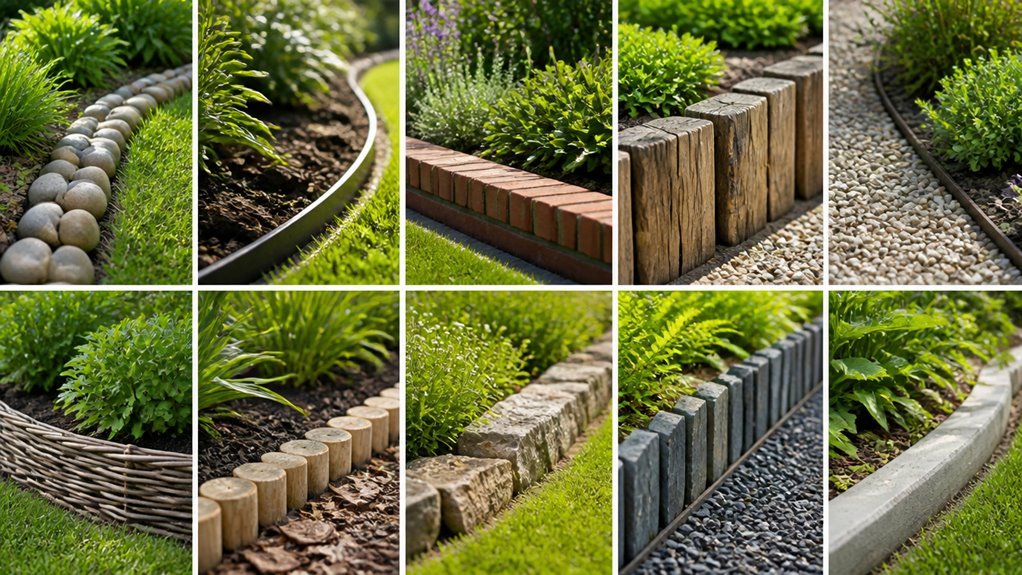 affordable attractive garden edging ideas