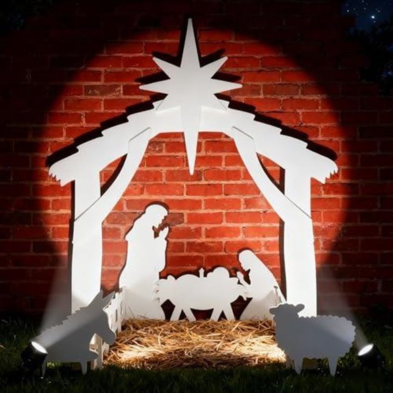 7 Best Outdoor Nativity Scenes for 2026 3 all weather 4ft nativity scene