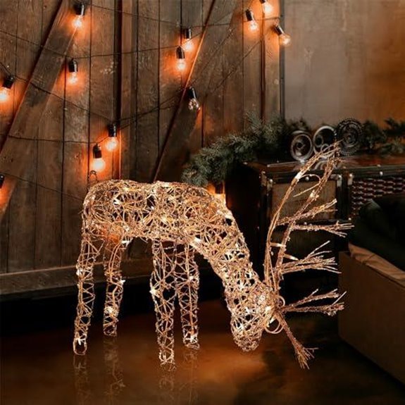 5 Best Christmas Yard Decorations for 2026 3 alpine 24 rattan reindeer