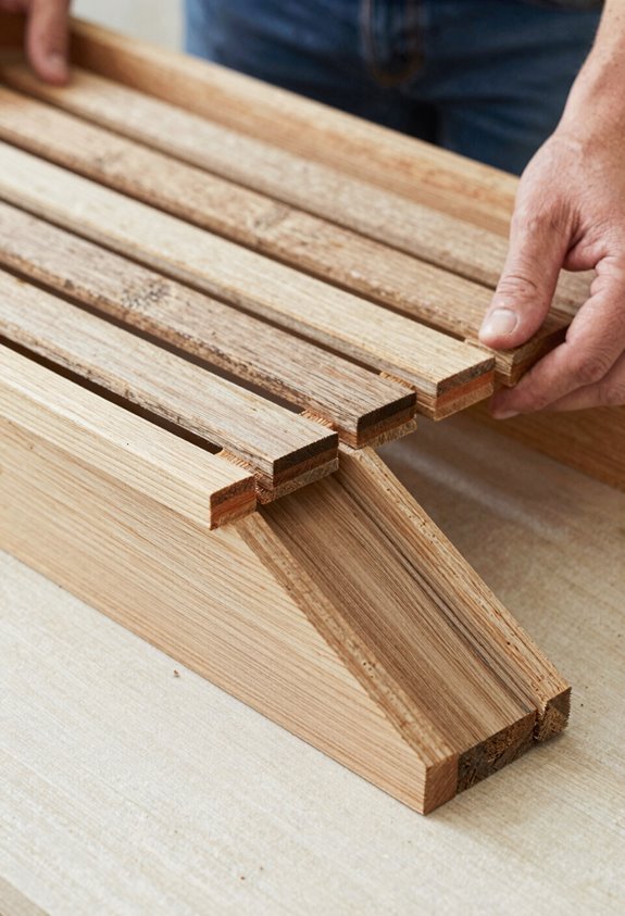 How to Build Garden Containers: A Step-by-Step Guide 4 angled drainage base rails