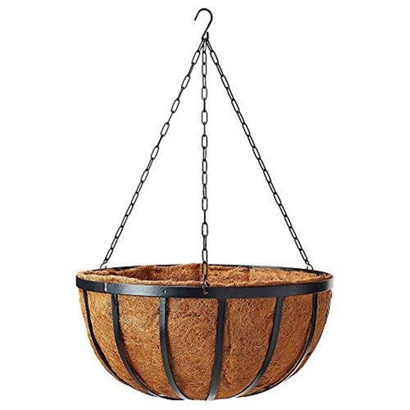 15 Best Hanging Baskets for Full Sun in 2026 4 arcadia hanging basket coconut 16 inch