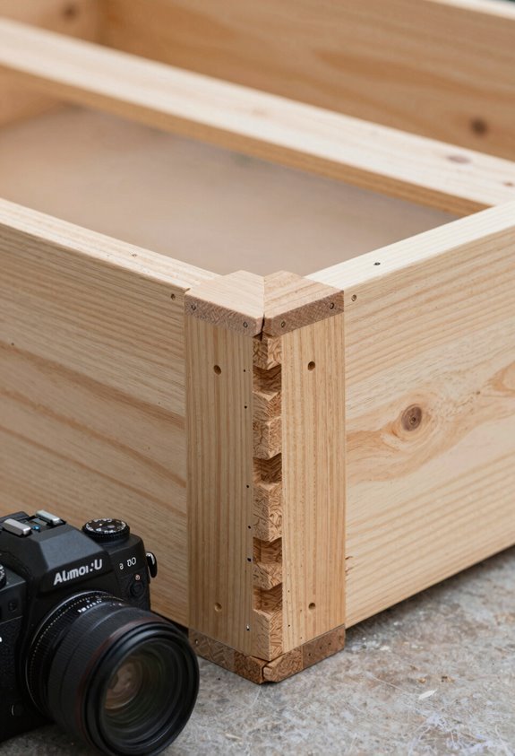 10 Steps to Build Raised Bed Planters DIY 5 assemble square corners accurately