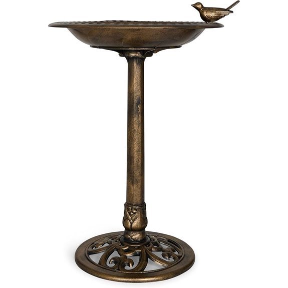 10 Best Bird Baths for 2026 (Feathered Friends Approved) 6 backyard expressions 30 bronze