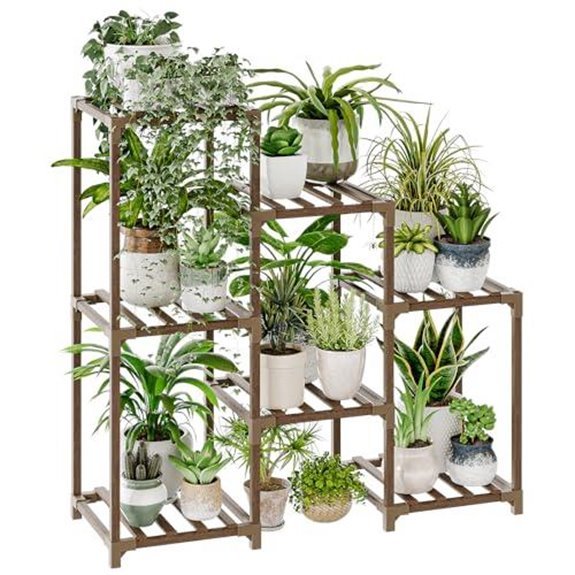 7 Best Plant Stands for 2026 (Show Off Your Greenery) 6 bamworld 3 tier plant stand