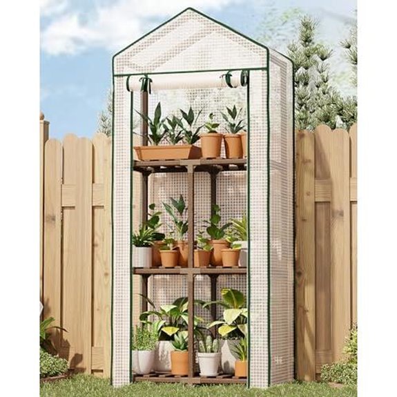 10 Best Small Greenhouses for 2026 (Grow Year-Round) 1 bamworld 3 tier portable greenhouse