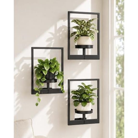 7 Best Vertical Wall Planters for 2026 (Go Green Up High) 6 bamworld hanging wall planters 3 pack