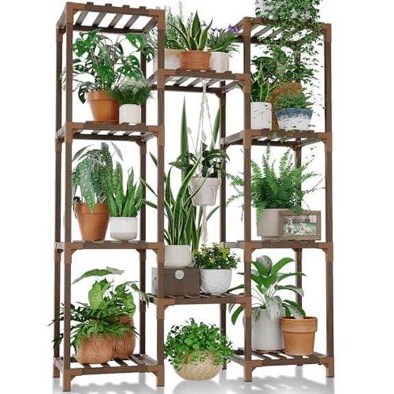 15 Best Places for a Spider Plant in 2026 8 bamworld tall plant stand
