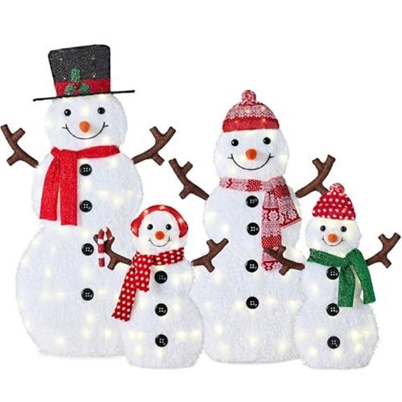 15 Best Christmas Lawn Decorations for 2026 8 best choice 4ft snowman family