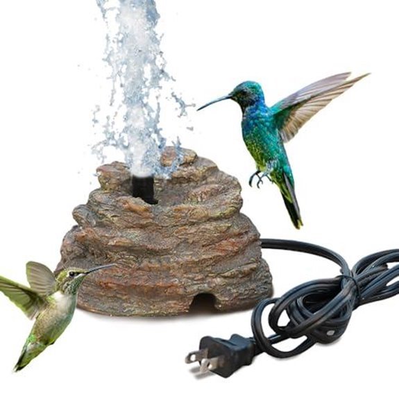 bird bath fountain pump decor