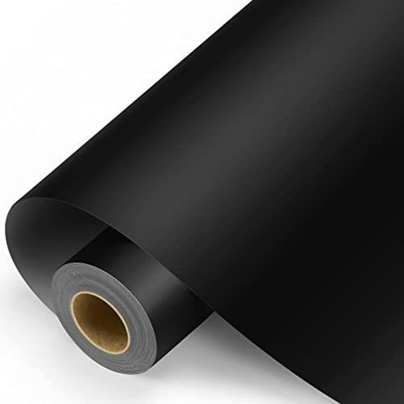 15 Best Vinyl for Outdoor Signs in 2026 1 black matte vinyl roll 12x11ft
