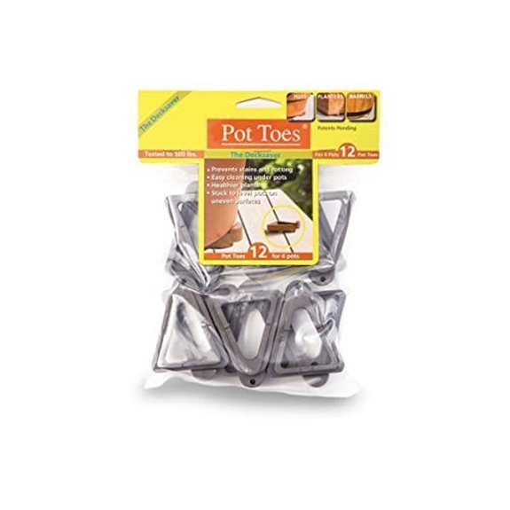 15 Best Pot Feet for 2026 (Protect Your Surfaces) 2 bosmere plant pot risers indoors outdoors