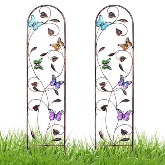 10 Best Climbers for Fences to Transform Your Garden in 2026 8 butterfly metal garden trellis