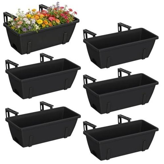 11 Best Railing Planters for 2026 (Small Space Gardening) 7 caduce 6 box railing planters
