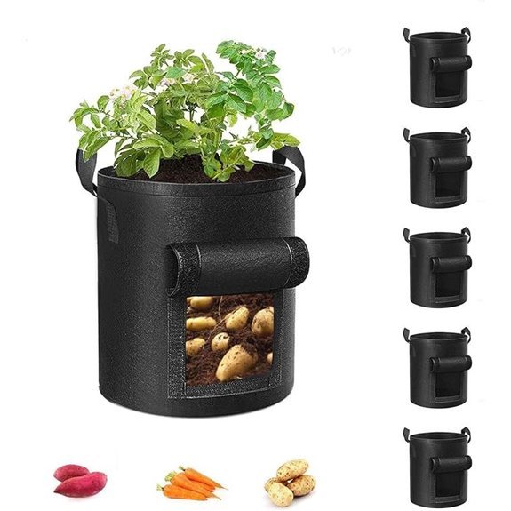 15 Best Garden Containers for 2026 10 cavisoo 5 pack potato grow bags