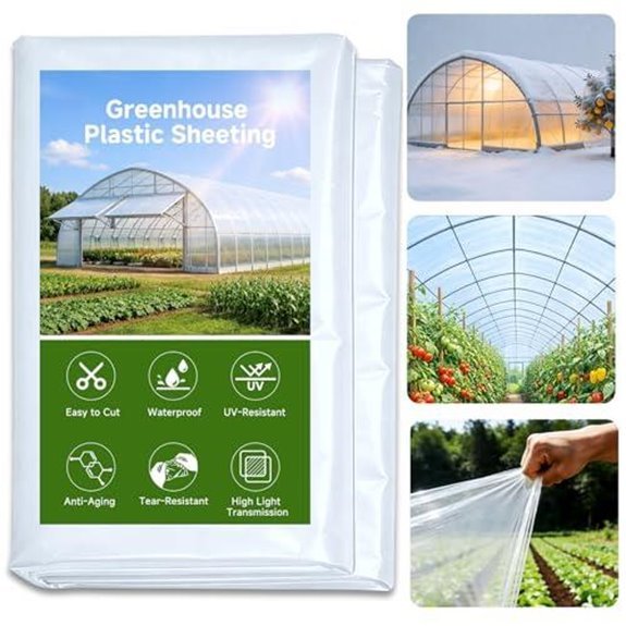 10 Best Plastic for Cold Frames in 2026 3 clear uv resistant greenhouse plastic sheeting