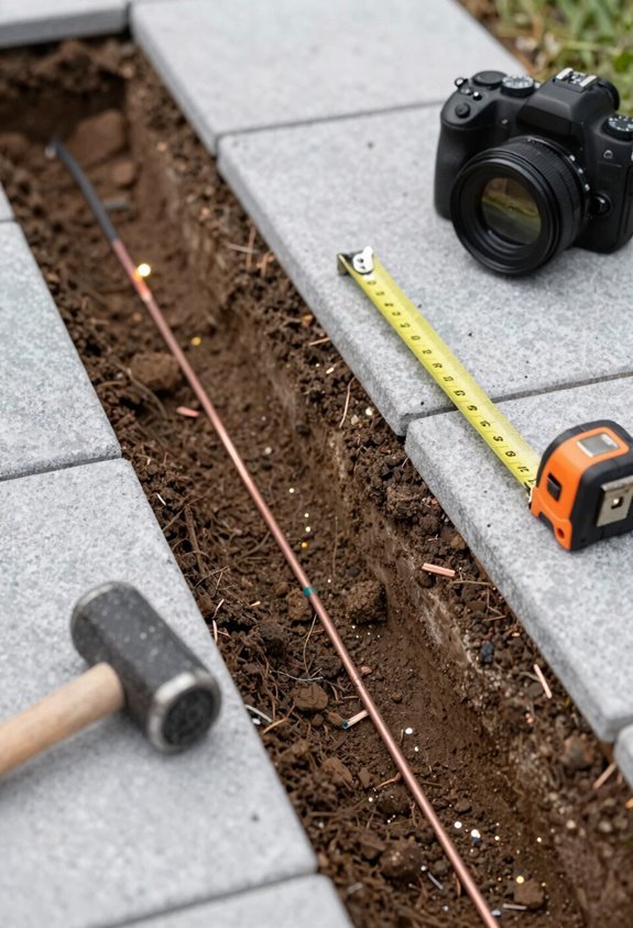 How to Bury Landscape Lighting Wire Step by Step 5 conduit buried uv rated wire