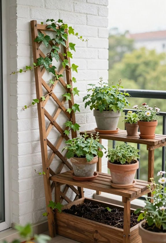 container trellis options for containers