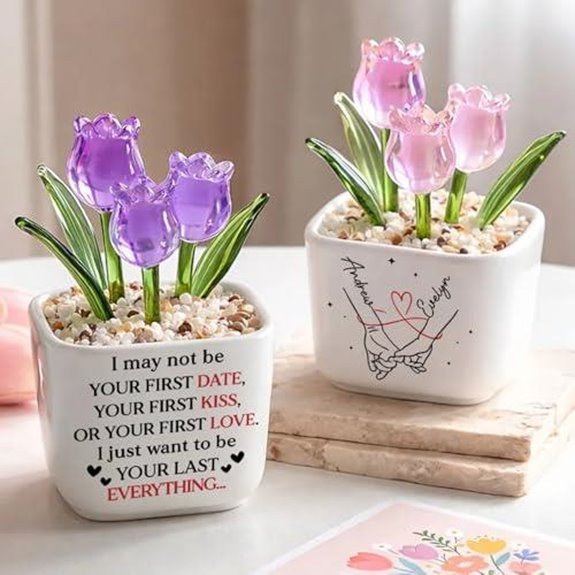10 Best Plants to Gift Your Boyfriend in 2026 9 custom glass plant pot gift for couples