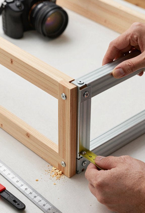 How to Build Above Ground Planters in 5 Steps 2 cut and build leg frames height