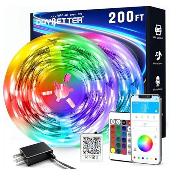 10 Best Outdoor LED Strip Lights for 2026 9 daybetter 200ft led lights app controlled