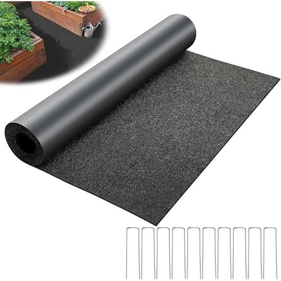 10 Best Walkways Between Garden Beds for 2026 3 decohs recycled felt mulch mat