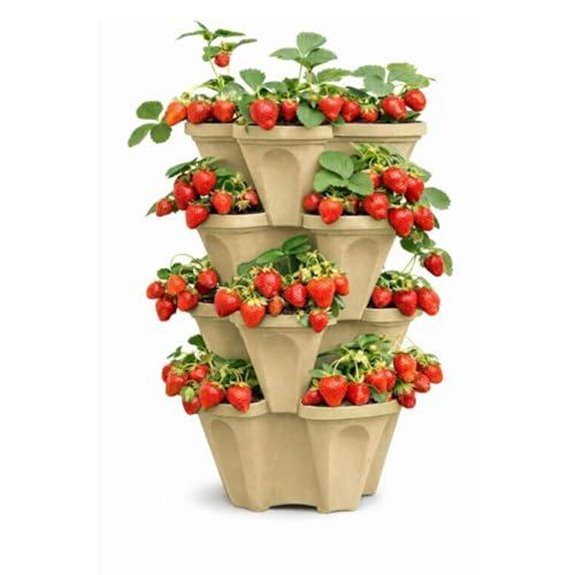 desert sand 4 tier planter