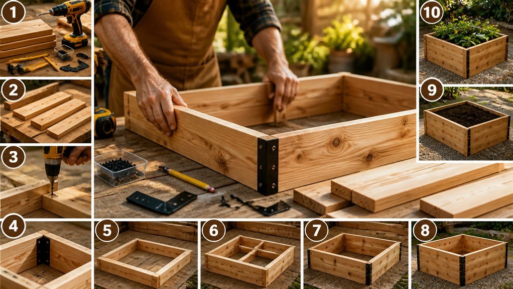diy guide for raised bed planters