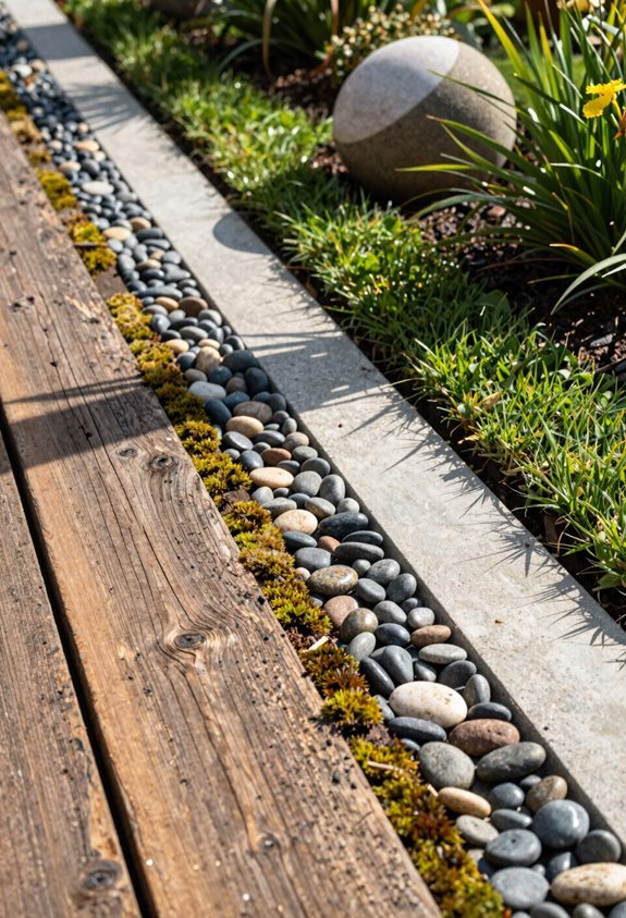 5 Creative Garden Edging Ideas 1 downed limbs rustic borders varied edges