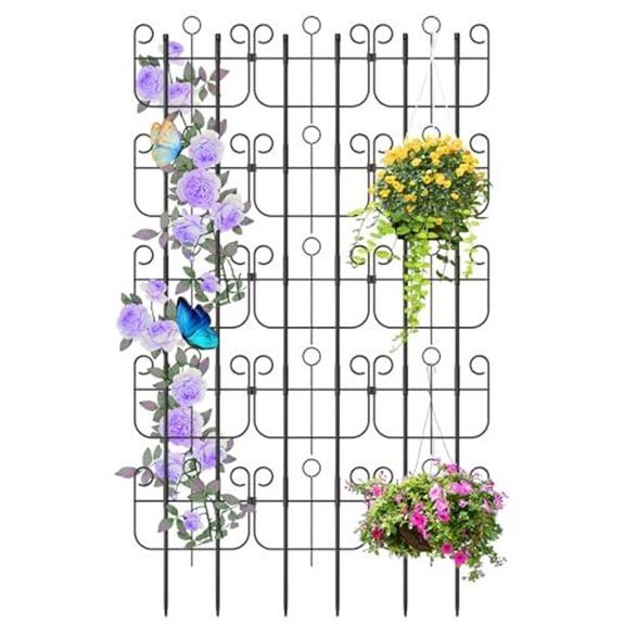 10 Best Climbers for Fences to Transform Your Garden in 2026 2 expandable rustproof garden trellis