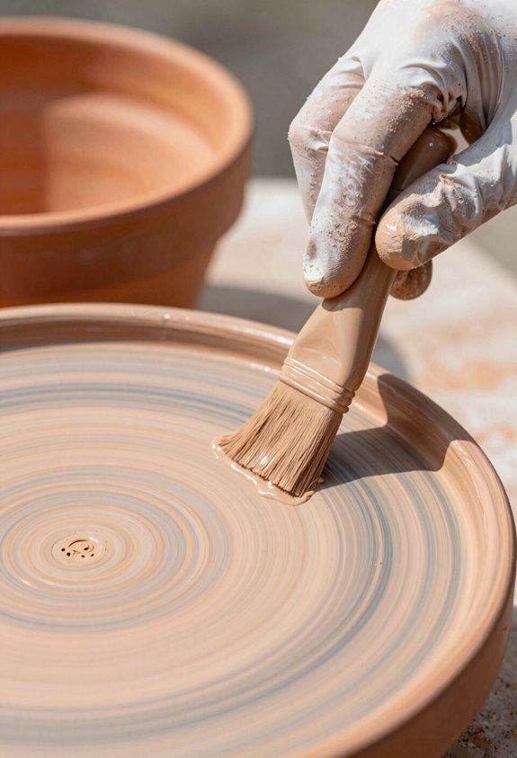 Paint Terracotta Pots in 3 Easy Steps 3 exterior paint thin coats seal outdoors