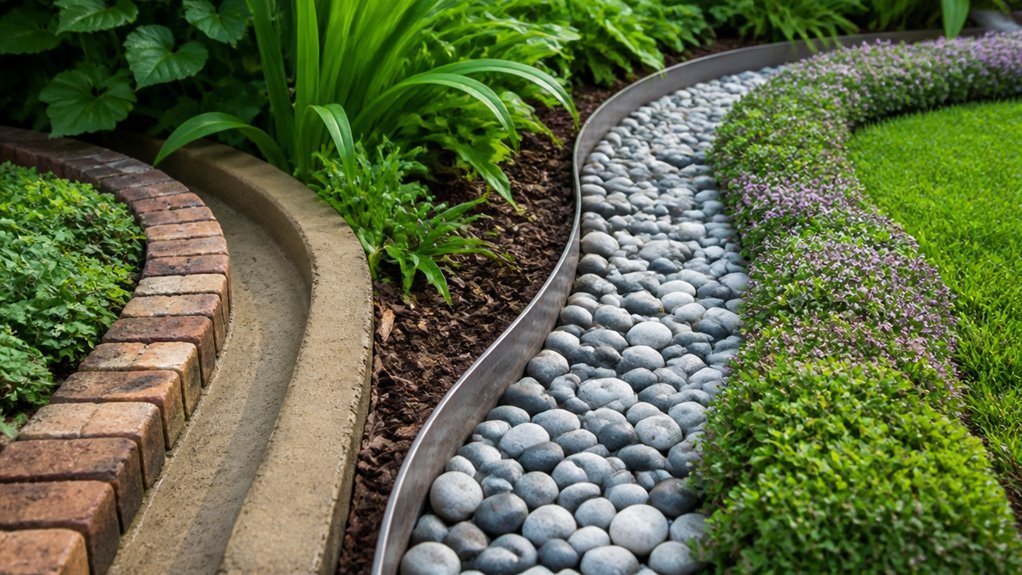 five creative garden edging ideas