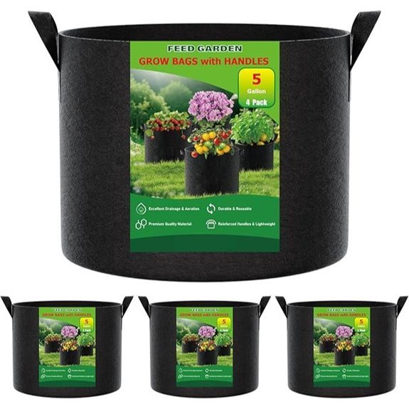 15 Best Garden Containers for 2026 2 five gallon grow bags pack of four