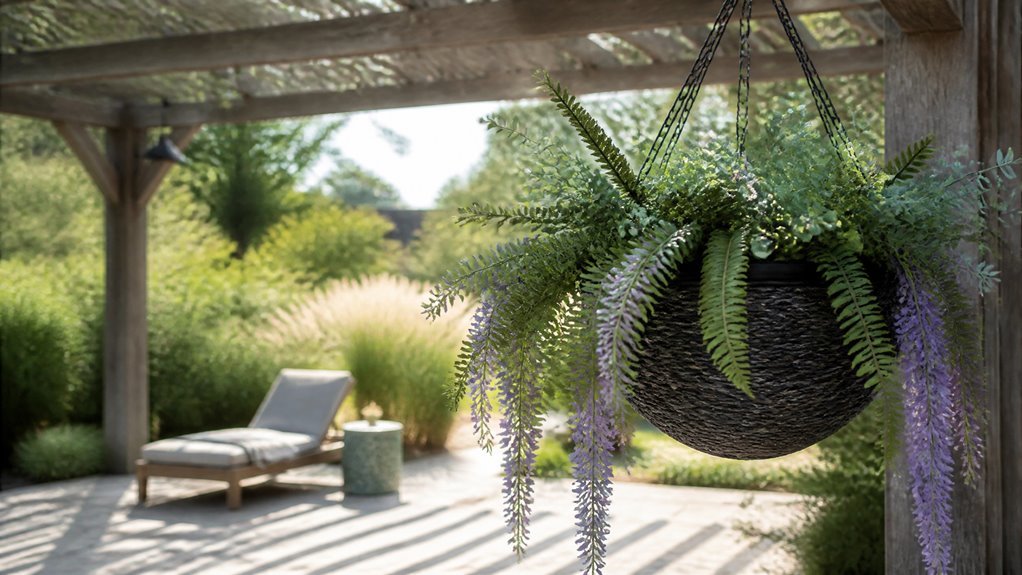 five top outdoor artificial hanging baskets 2026