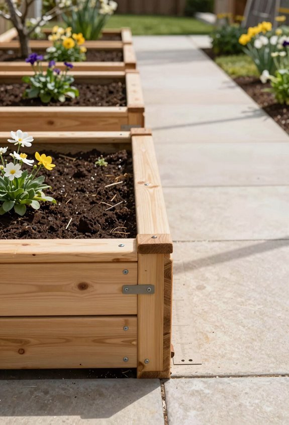 10 Steps to Build Raised Flower Beds Yourself 2 four by six eight beds