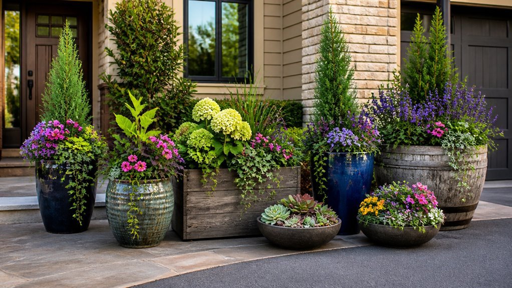 front of house planter ideas