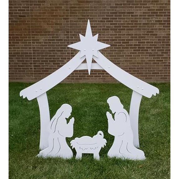 7 Best Outdoor Nativity Scenes for 2026 6 frontyard nativity set all weather holy family