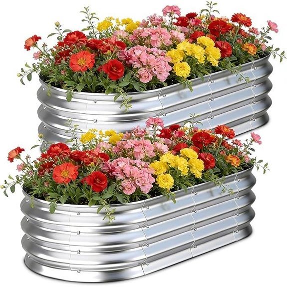 15 Best Garden Containers for 2026 1 galvanized raised bed pair