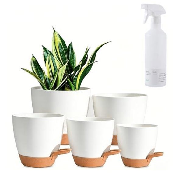 10 Best Self Watering Pots for 2026 (Plant Parenting Made Easy) 7 ganktowcoy 6 pack self watering pots