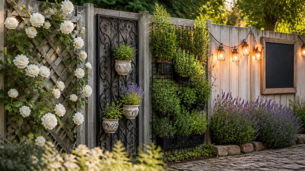 garden fence decor ideas collection