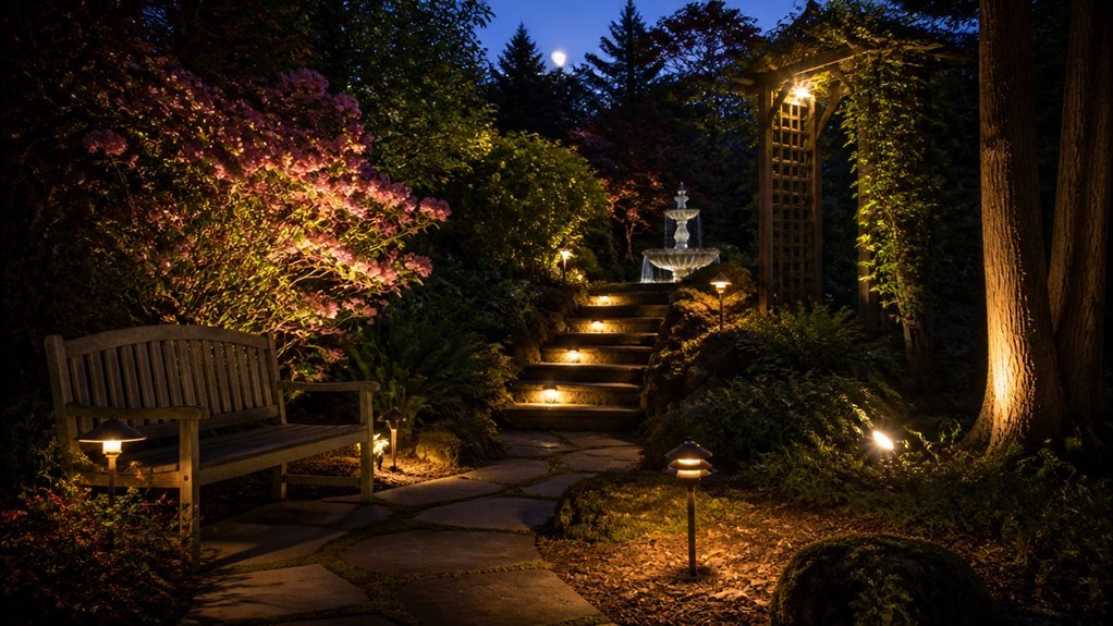 garden lighting setup steps