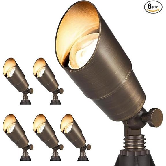 15 Best Landscaping Lights for 2026 12 gardencoin brass spotlight set
