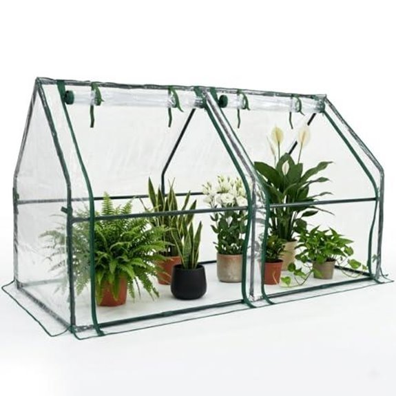 10 Best Plastic for Cold Frames in 2026 2 gardzen mini portable greenhouse