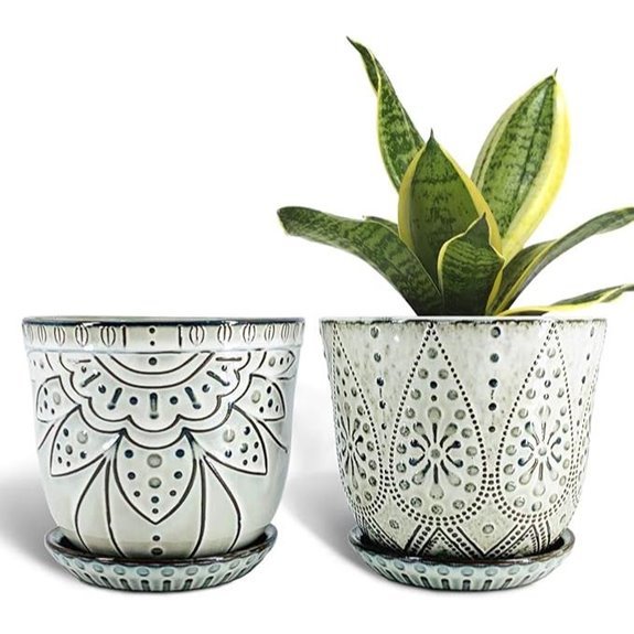 10 Best Indoor Planters for 2026 6 gepege 6 inch beaded planters