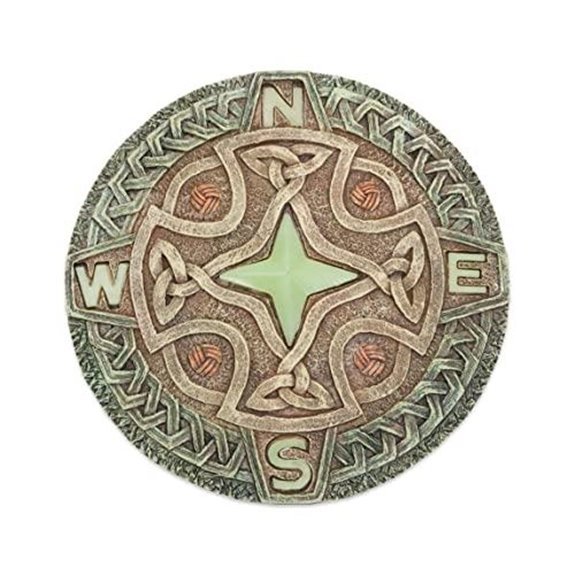 15 Best Garden Stepping Stones for 2026 15 glow in the dark celtic compass stone