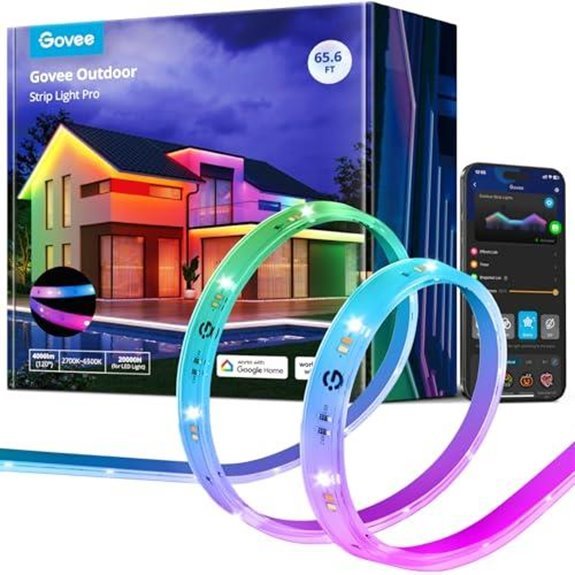 10 Best Outdoor LED Strip Lights for 2026 6 govee 65 6ft wifi rgbic outdoor